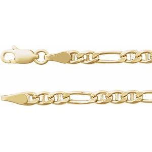 Kazi Luxury 14k Yellow 395 Mm Hollow Anchor 8 Chain 675$